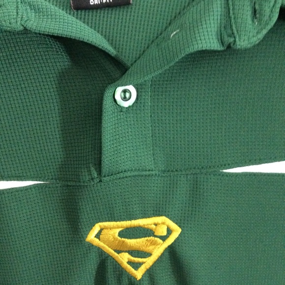 Men’s Nike Dri Fit Jersey Polo Shirt Green XXL - Picture 4 of 8